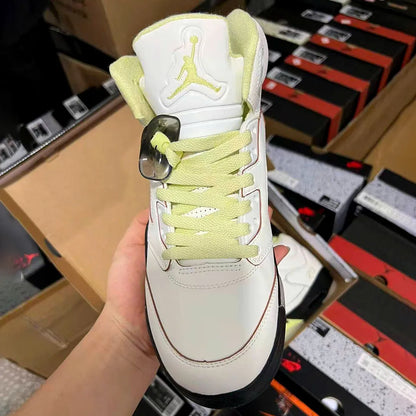 AJ 5 Luminous Green Shoes Women's Sneakers – Nk0004549