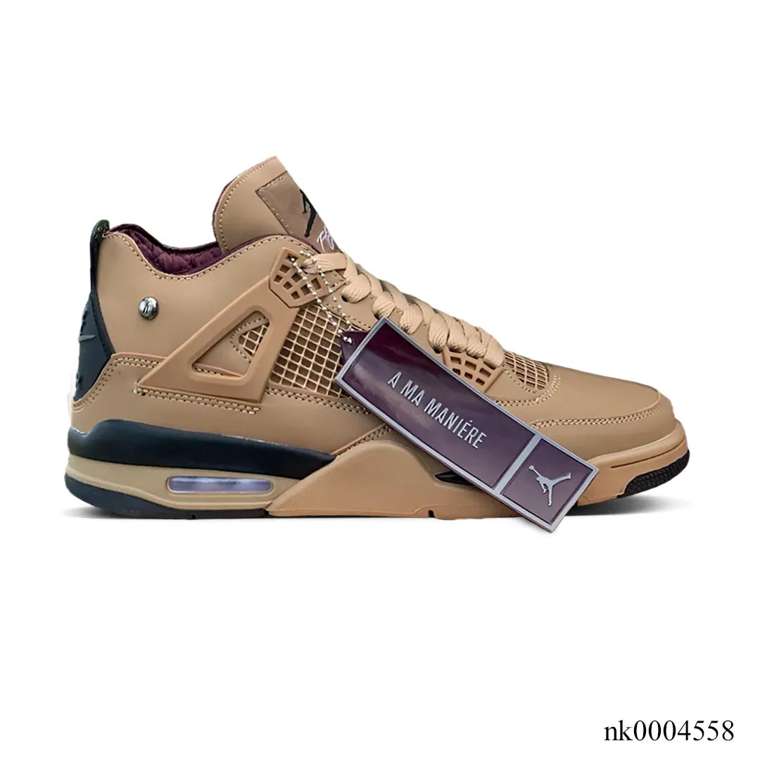 A Ma Maniére X Aj 4 Dark Mocha Shoes Men'S Sneakers – Nk0004558