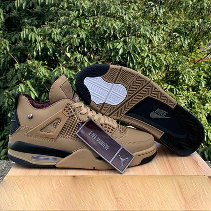 A Ma Maniére X Aj 4 Dark Mocha Shoes Men'S Sneakers – Nk0004558