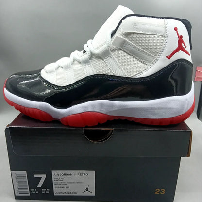 Aj 11 Black White Red Shoes Sneaker – Nk0004560