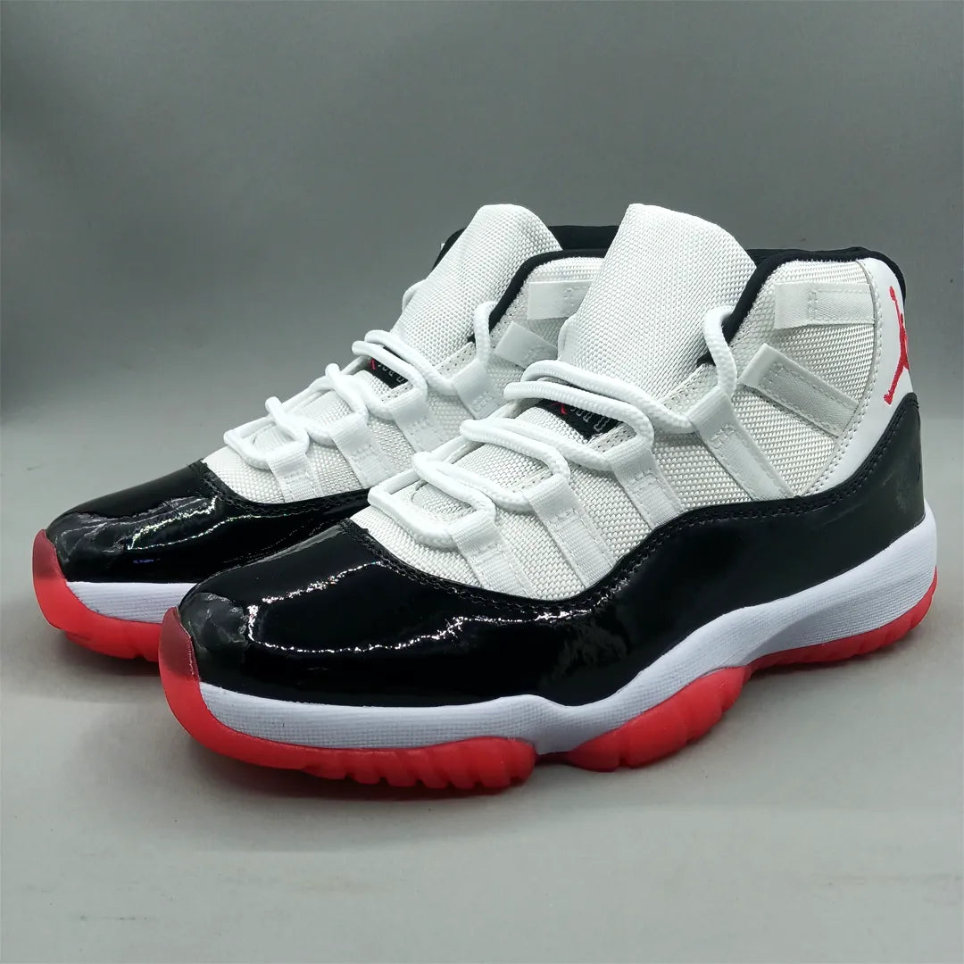 Aj 11 Black White Red Shoes Sneaker – Nk0004560