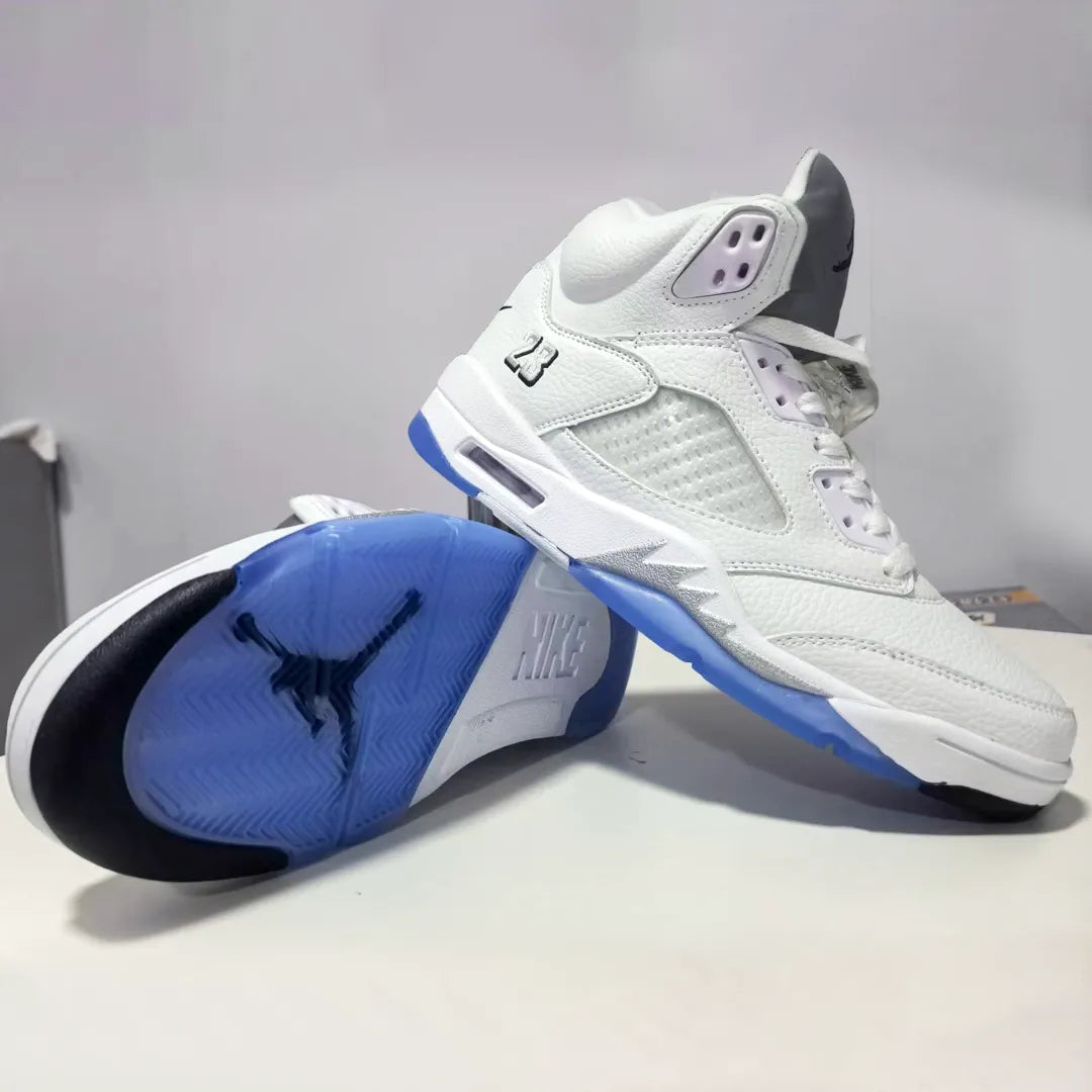 AJ 5 White Metallic (2026) Shoes Women's Sneakers – Nk0004576