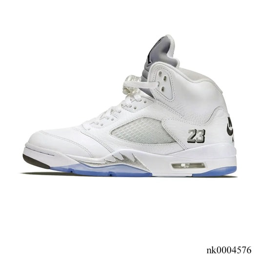 AJ 5 White Metallic (2026) Shoes Women's Sneakers – Nk0004576