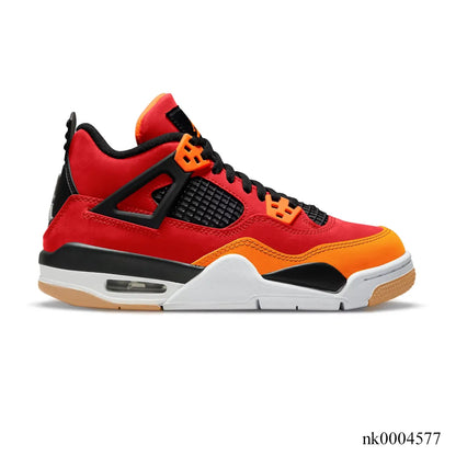 AJ 4 Fire Red Starfish Shoes Women's Sneakers – Nk0004577