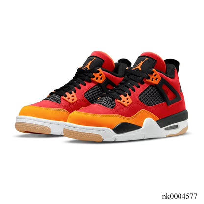 AJ 4 Fire Red Starfish Shoes Women's Sneakers – Nk0004577
