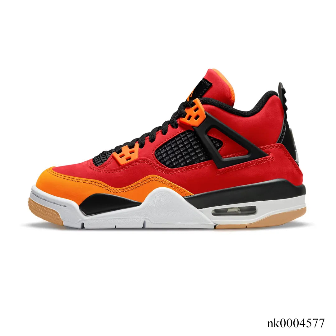 AJ 4 Fire Red Starfish Shoes Women's Sneakers – Nk0004577