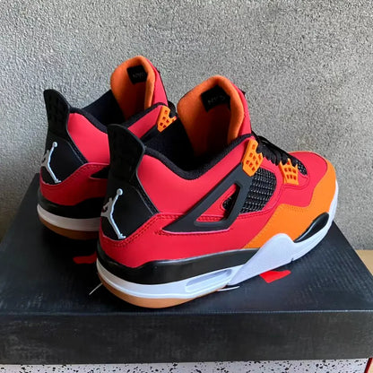 AJ 4 Fire Red Starfish Shoes Women's Sneakers – Nk0004577