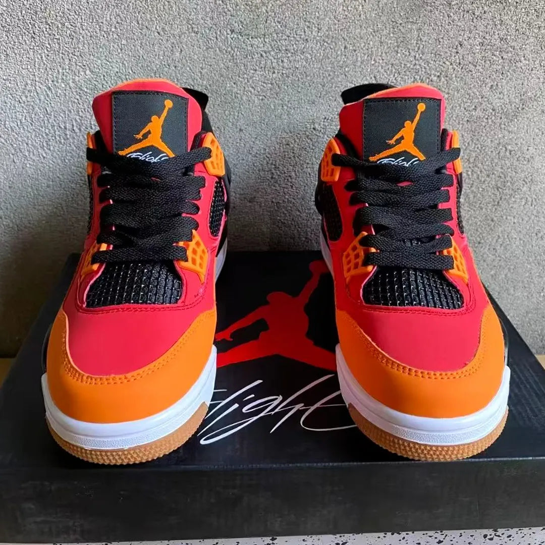 AJ 4 Fire Red Starfish Shoes Women's Sneakers – Nk0004577