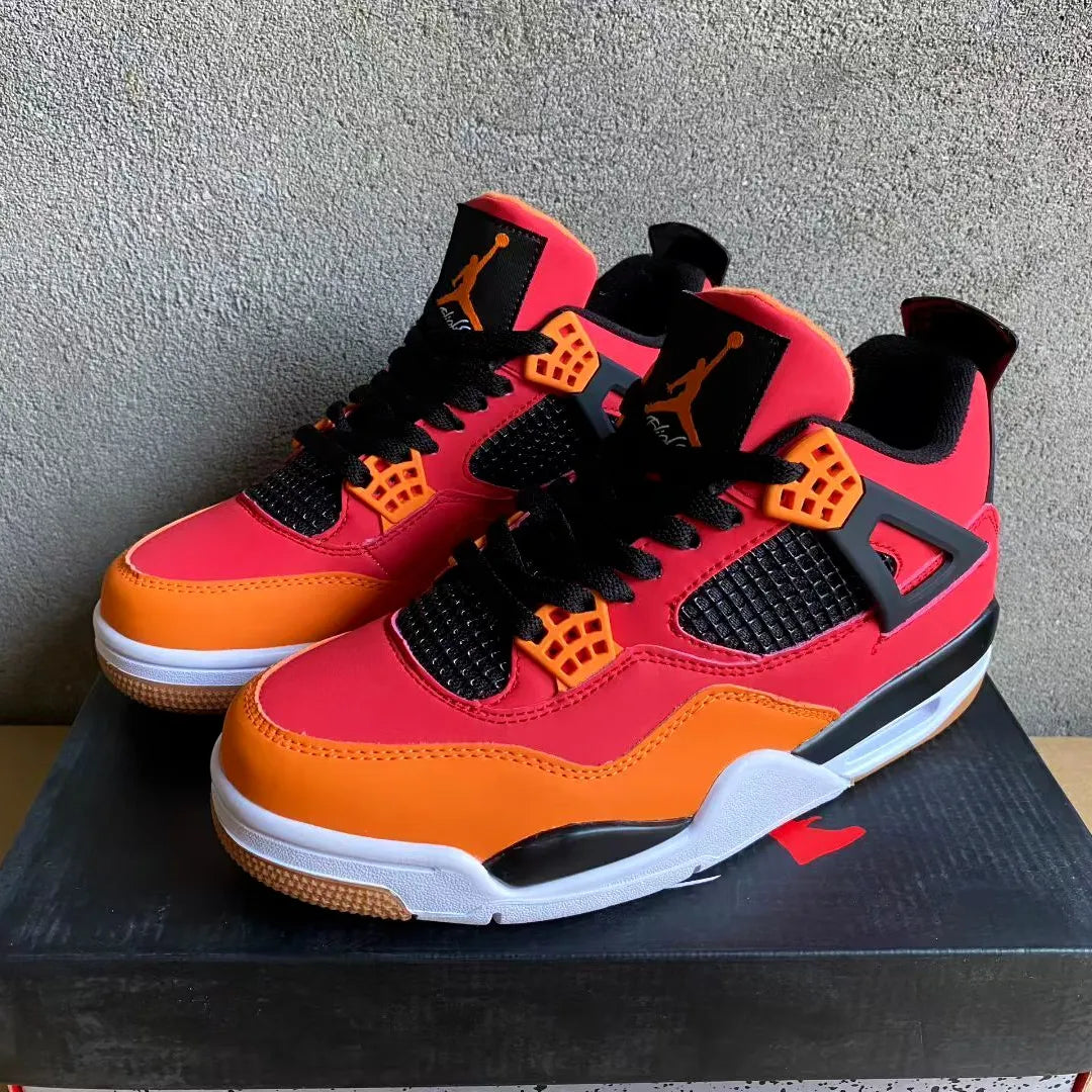 AJ 4 Fire Red Starfish Shoes Women's Sneakers – Nk0004577