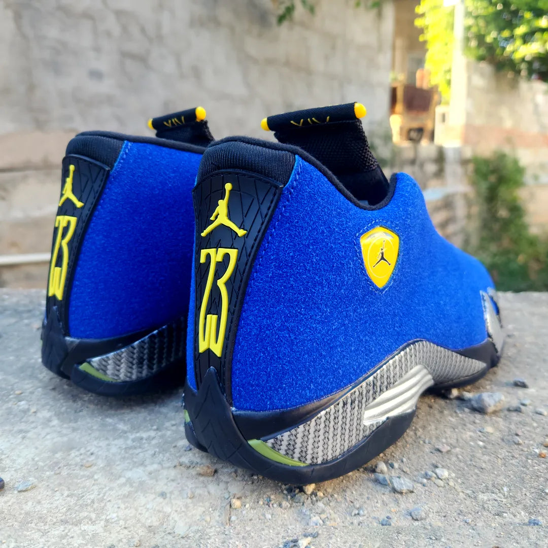 Aj 14 Ferrari Blue Shoes Men'S Sneakers – Nk0004580