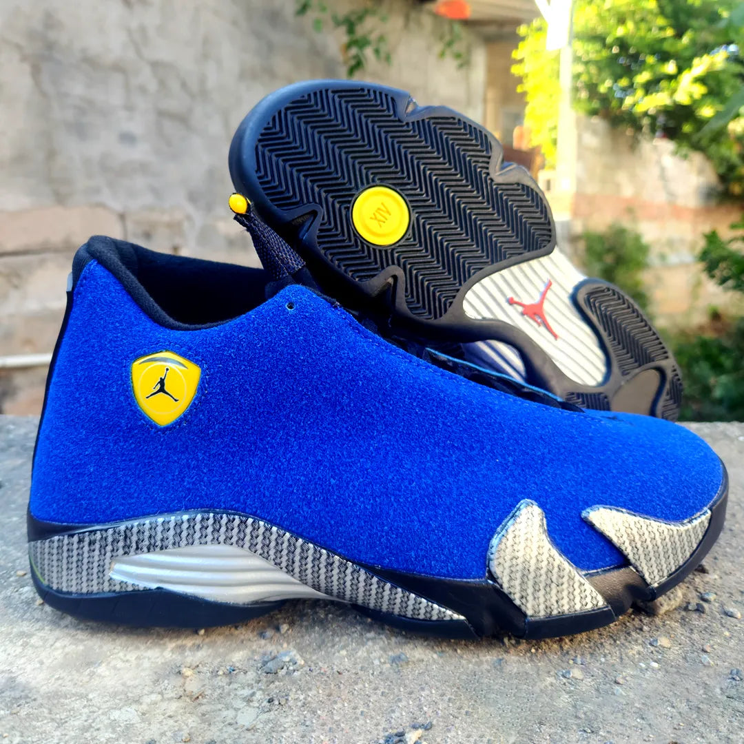 Aj 14 Ferrari Blue Shoes Men'S Sneakers – Nk0004580
