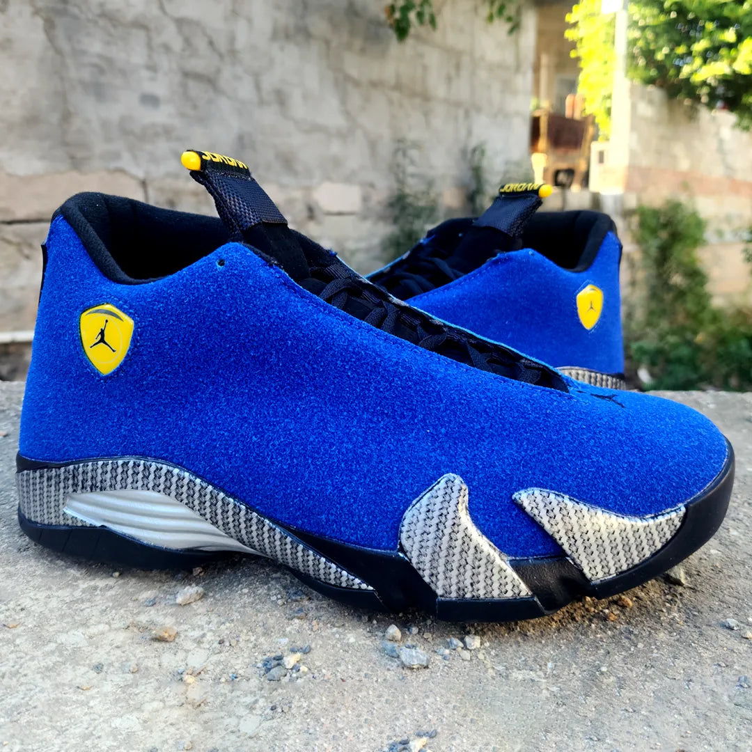 Aj 14 Ferrari Blue Shoes Men'S Sneakers – Nk0004580