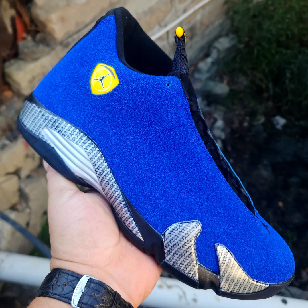 Aj 14 Ferrari Blue Shoes Men'S Sneakers – Nk0004580