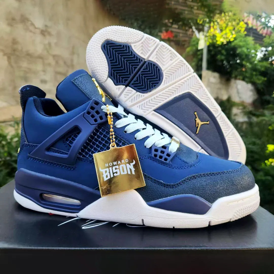 Aj 4 Howard University Pe Shoes Men'S Sneakers – Nk0004592