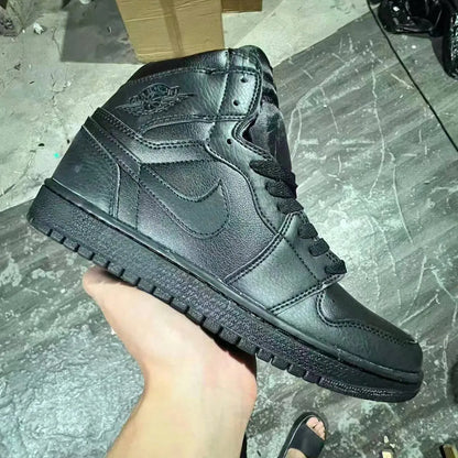 Aj 1 High Og Triple Black Shoes Men'S Sneakers – Nk0004606