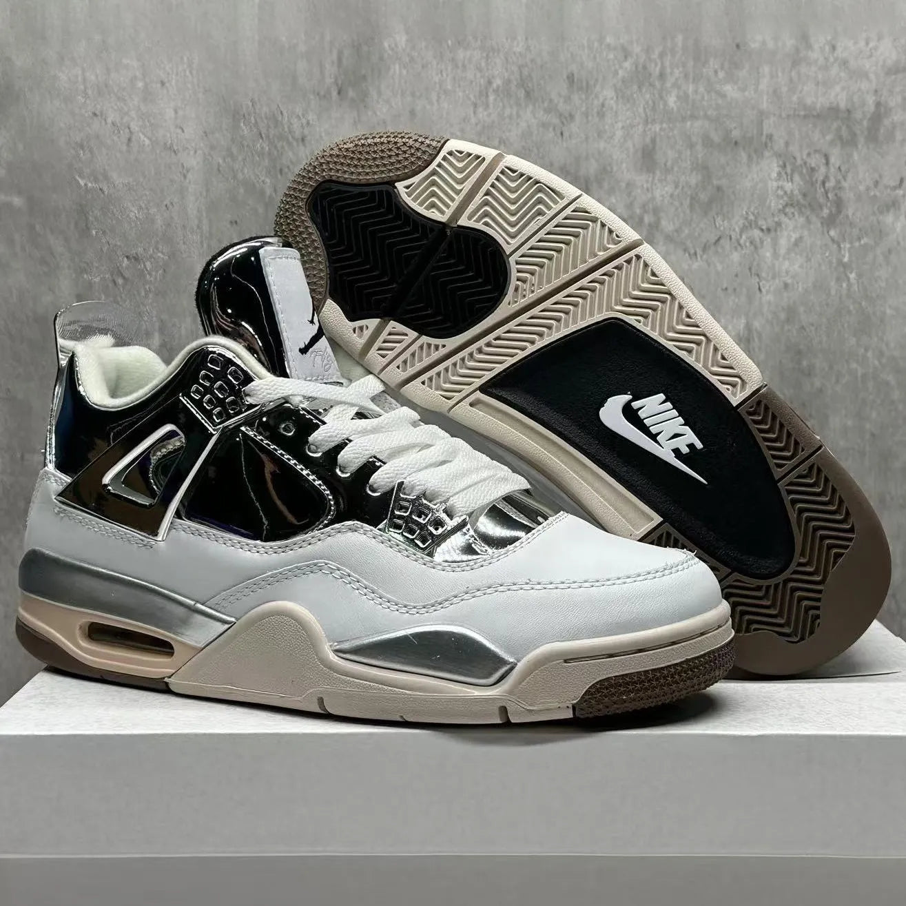 J Balvin x AJ 4 Rayo Shoes Women's Sneakers – Nk0004630