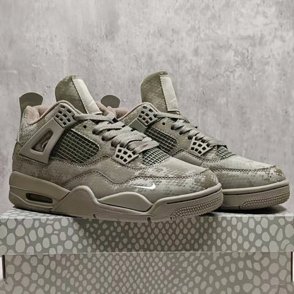 Nigel Sylvester X Aj 4 Army Green Mamba Shoes Men'S Sneakers – Nk0004631
