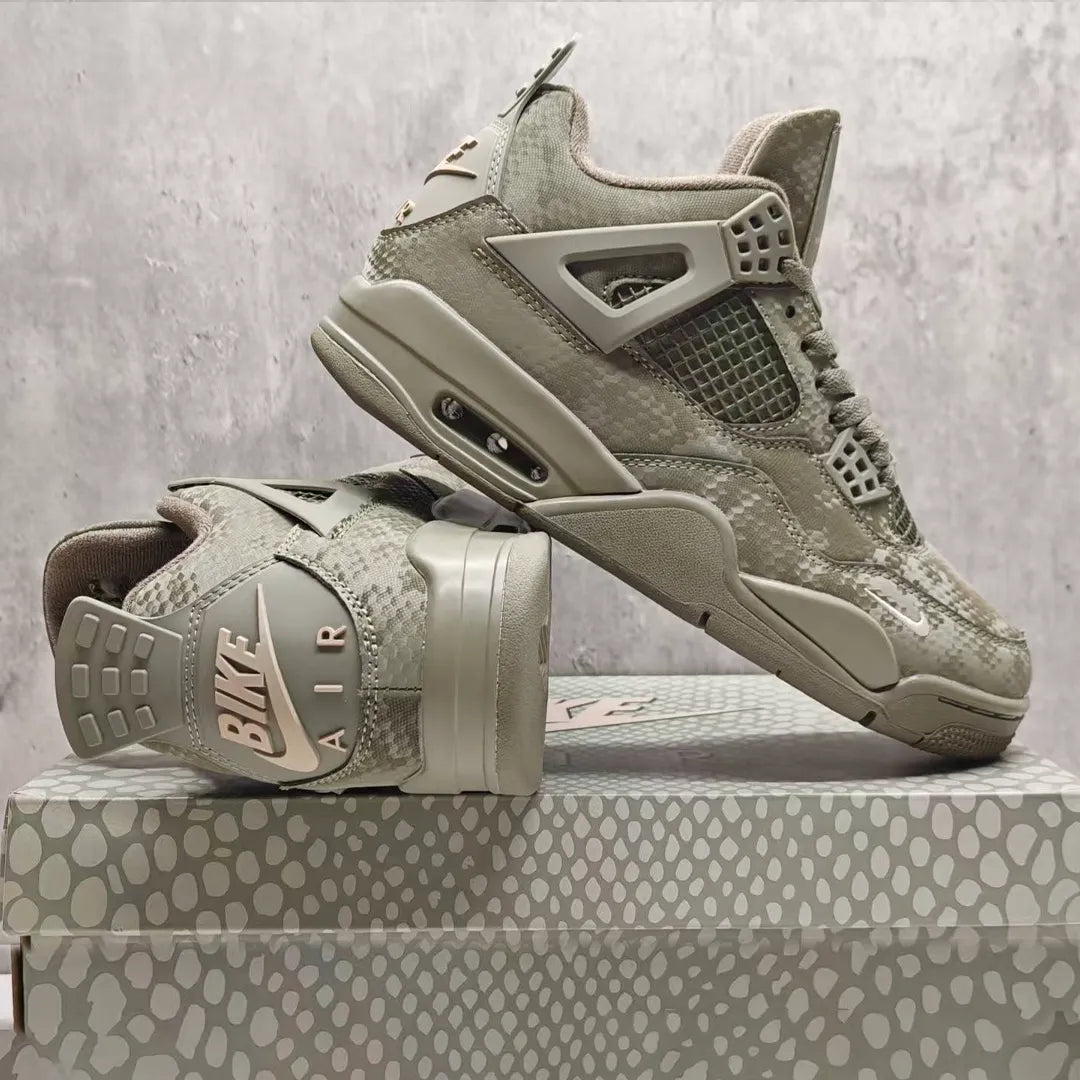 Nigel Sylvester X Aj 4 Army Green Mamba Shoes Men'S Sneakers – Nk0004631