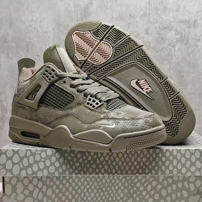 Nigel Sylvester X Aj 4 Army Green Mamba Shoes Men'S Sneakers – Nk0004631