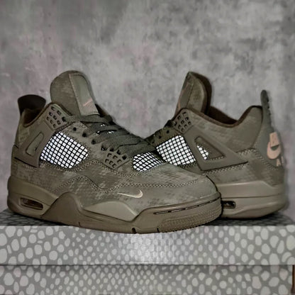 Nigel Sylvester X Aj 4 Army Green Mamba Shoes Men'S Sneakers – Nk0004631