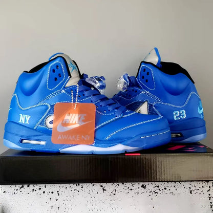 Awake Ny X Aj 5 Blueprint Shoes Men'S Sneakers – Nk0004663