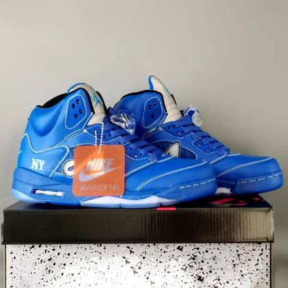 Awake Ny X Aj 5 Blueprint Shoes Men'S Sneakers – Nk0004663