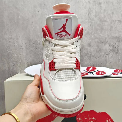 AJ 4 Sierra Red Shoes Women's Sneakers – Nk0004667