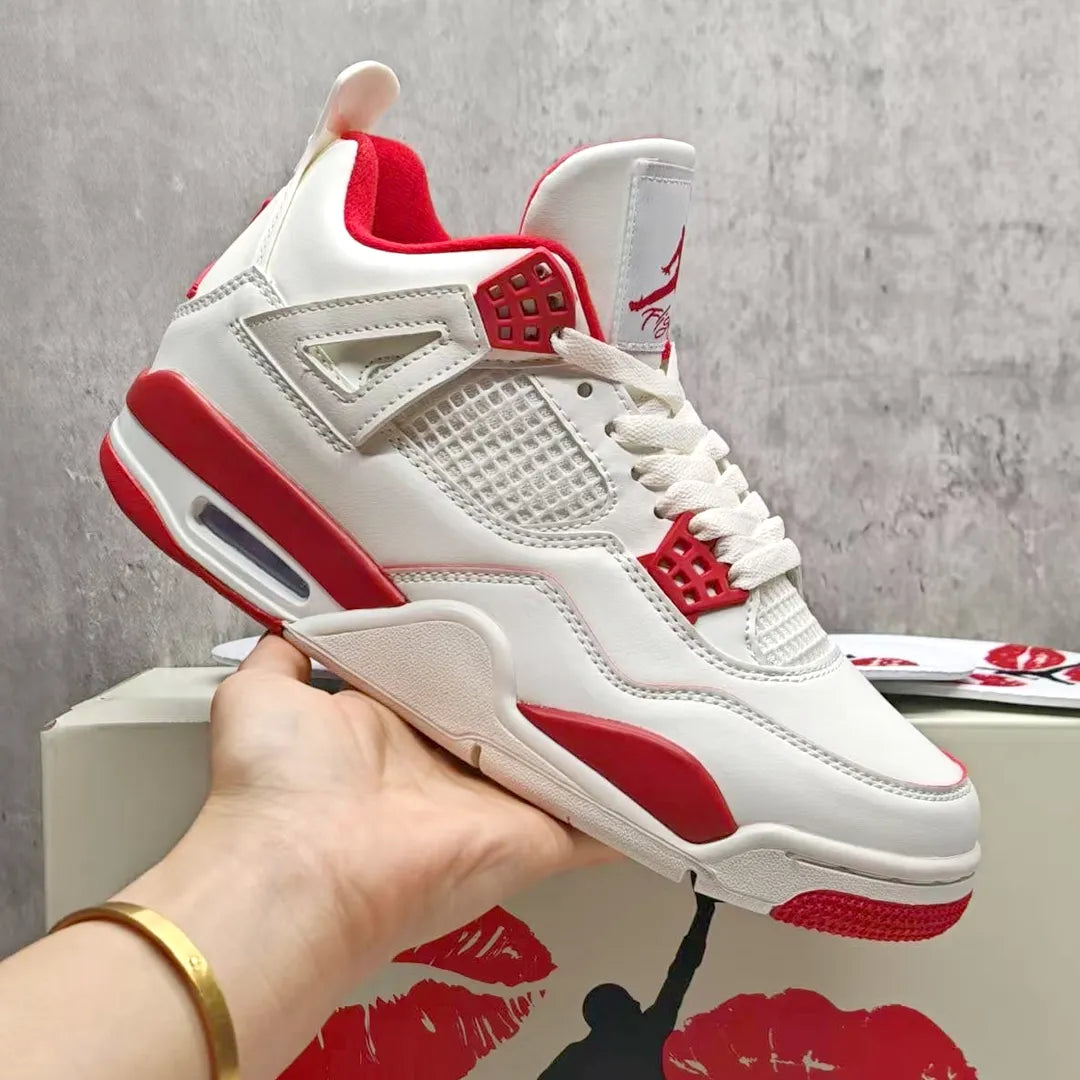 AJ 4 Sierra Red Shoes Women's Sneakers – Nk0004667