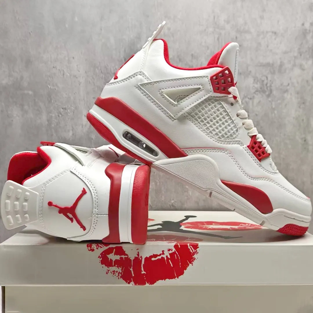 AJ 4 Sierra Red Shoes Women's Sneakers – Nk0004667