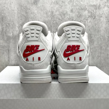 Nigel Sylvester x AJ 4 White Grey Mamba Shoes Women's Sneakers – Nk0004677