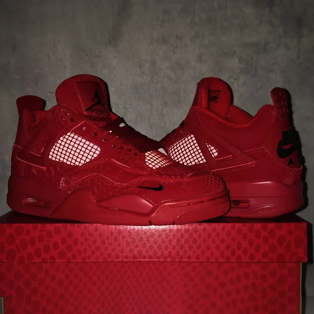 Nigel Sylvester x AJ 4 Red Mamba Shoes Women's Sneakers – Nk0004681