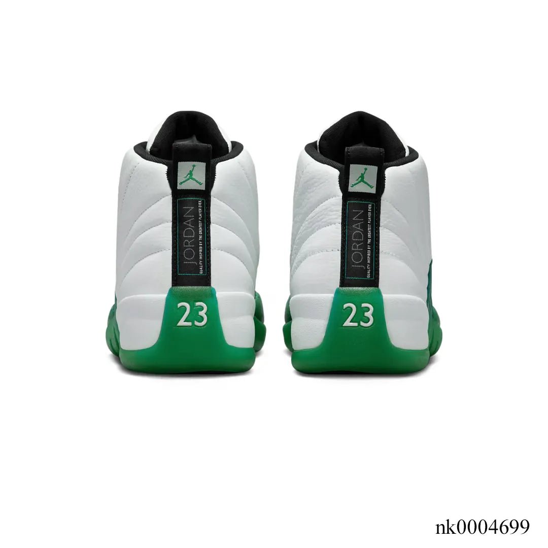 AJ 12 Bucks White Green Shoes Women's Sneakers – Nk0004699
