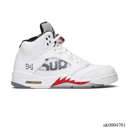 Sup X Aj 5 White Shoes Men'S Sneakers – Nk0004701