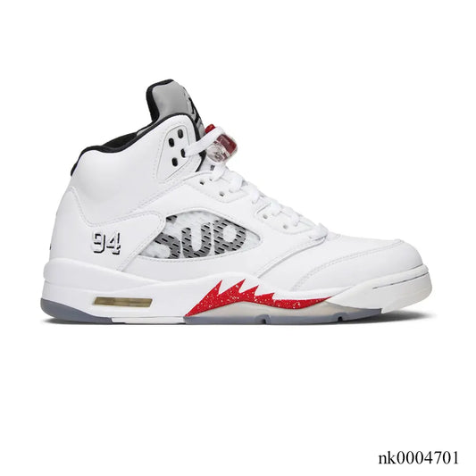 Sup X Aj 5 White Shoes Men'S Sneakers – Nk0004701
