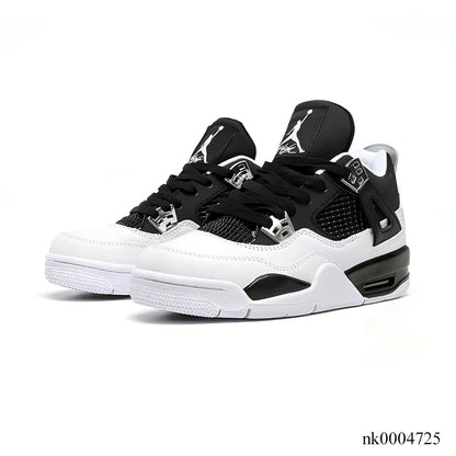 Aj 4 Black White Shoes Men'S Sneakers – Nk0004725