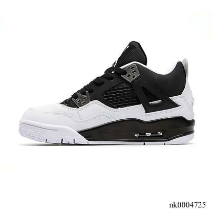 Aj 4 Black White Shoes Men'S Sneakers – Nk0004725