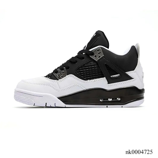 Aj 4 Black White Shoes Men'S Sneakers – Nk0004725