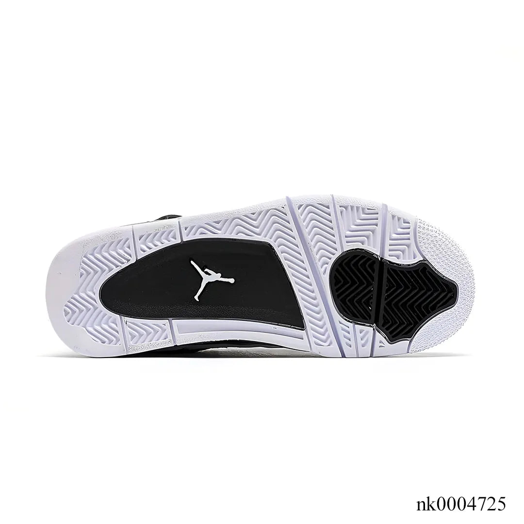 Aj 4 Black White Shoes Men'S Sneakers – Nk0004725