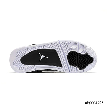 Aj 4 Black White Shoes Men'S Sneakers – Nk0004725