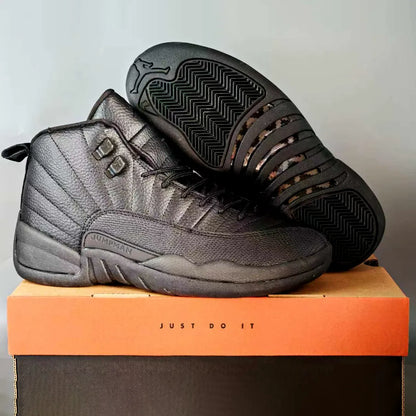 AJ 12 Black Cat Shoes Women's Sneakers – Nk0004729