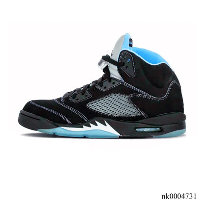 AJ 5 Black University Blue Shoes Women's Sneakers – Nk0004731