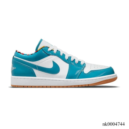 AJ 1 Low SE Barcelona Cyber Teal Shoes Women's Sneakers – Nk0004744
