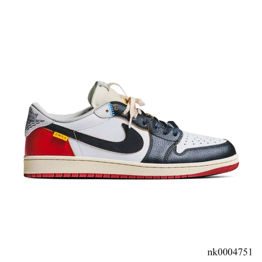Union La X Aj 1 Low Og Black Toe Shoes Men'S Sneakers – Nk0004751
