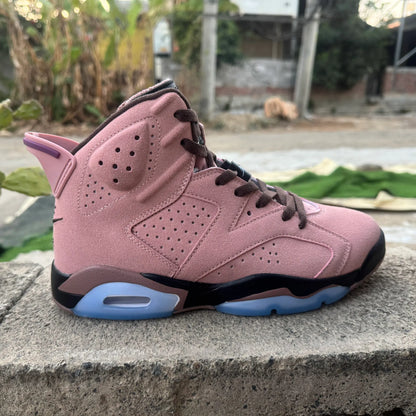 A Ma Maniere X Aj 6 Sp Black Smokey Mauve Shoes Sneaker – Nk0004756