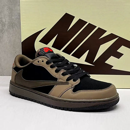 Travis Scott x AJ 1 Low OG Brown Shoes Women's Sneakers – Nk0004765