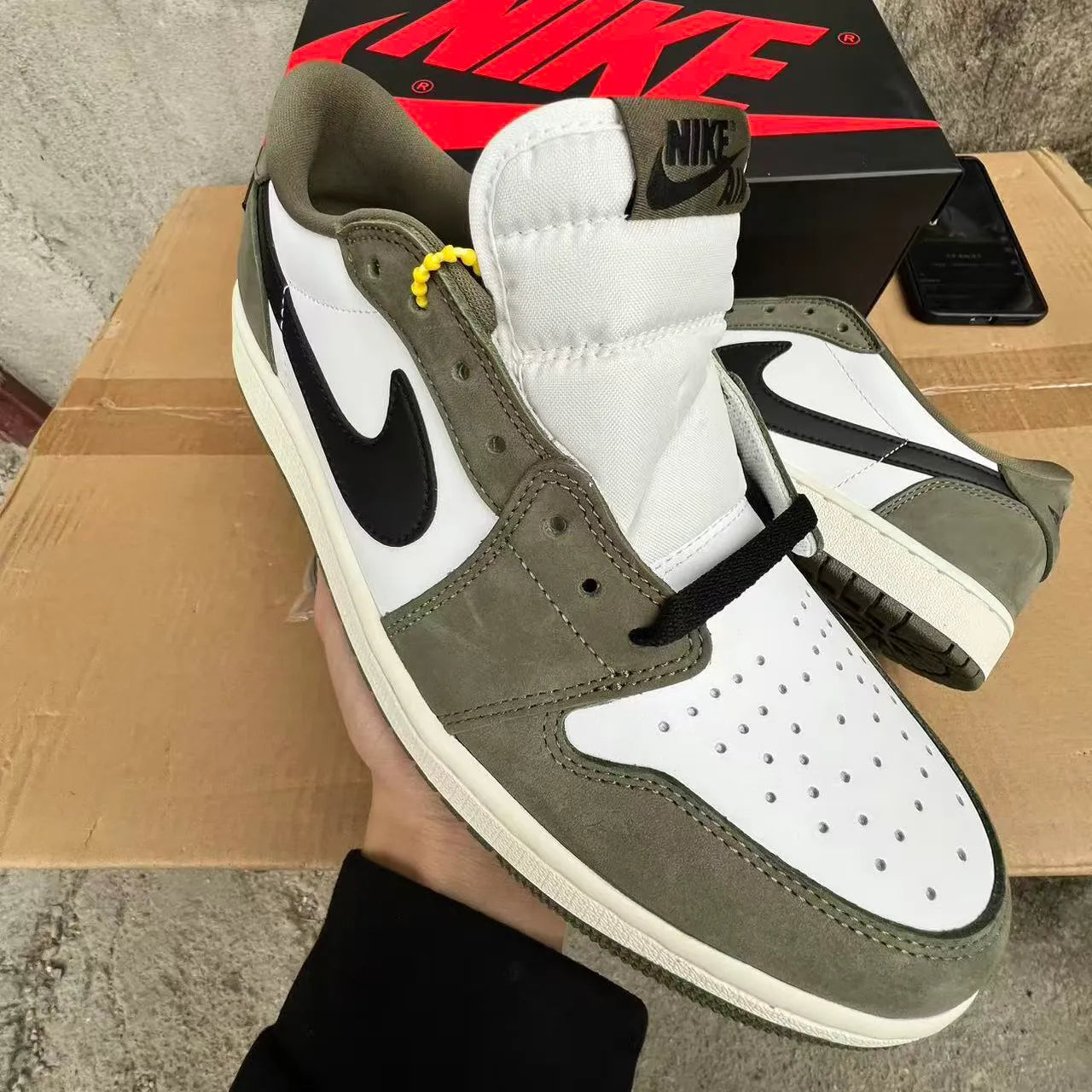 AJ 1 Low OG Medium Olive (2026) Shoes Women's Sneakers – Nk0004774