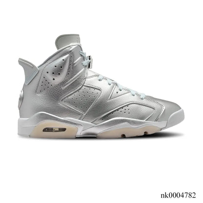 Psg X Aj 6 Metallic Silver Shoes Sneaker – Nk0004782