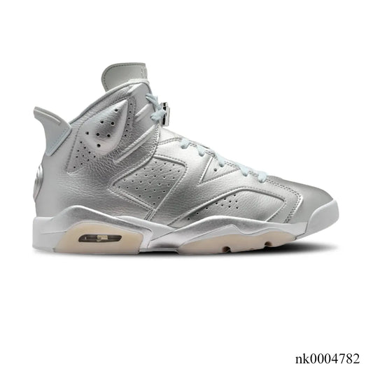 Psg X Aj 6 Metallic Silver Shoes Sneaker – Nk0004782