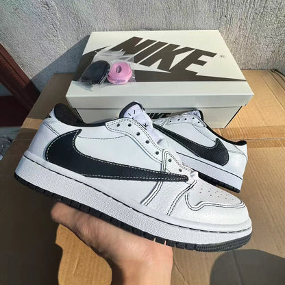 Travis Scott X Aj 1 Low Black White Phantom Shoes Men'S Sneakers – Nk0004797