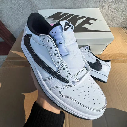 Travis Scott X Aj 1 Low Black White Phantom Shoes Men'S Sneakers – Nk0004797